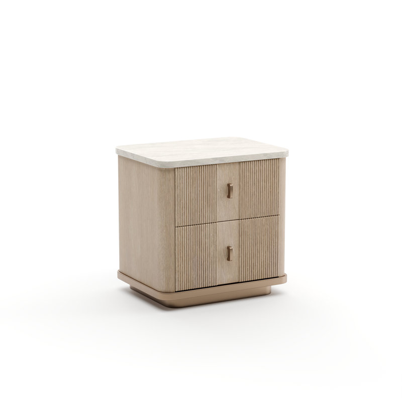 Rhythm Small Nightstand Light, Brown