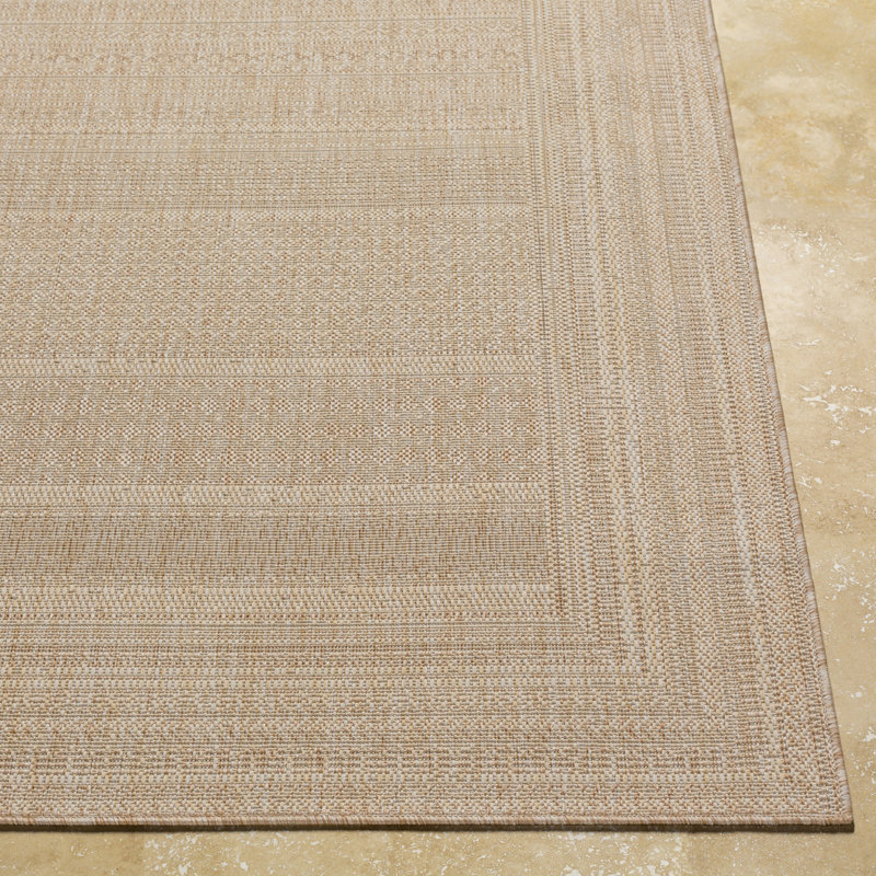 Tapis oriental intérieur / extérieur Malonne Camar, Rectangle 5 pi 3 po x 7 pi
