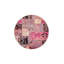 Tapis rose lavable à la machine à motifs géométriques multicolores-675211186
