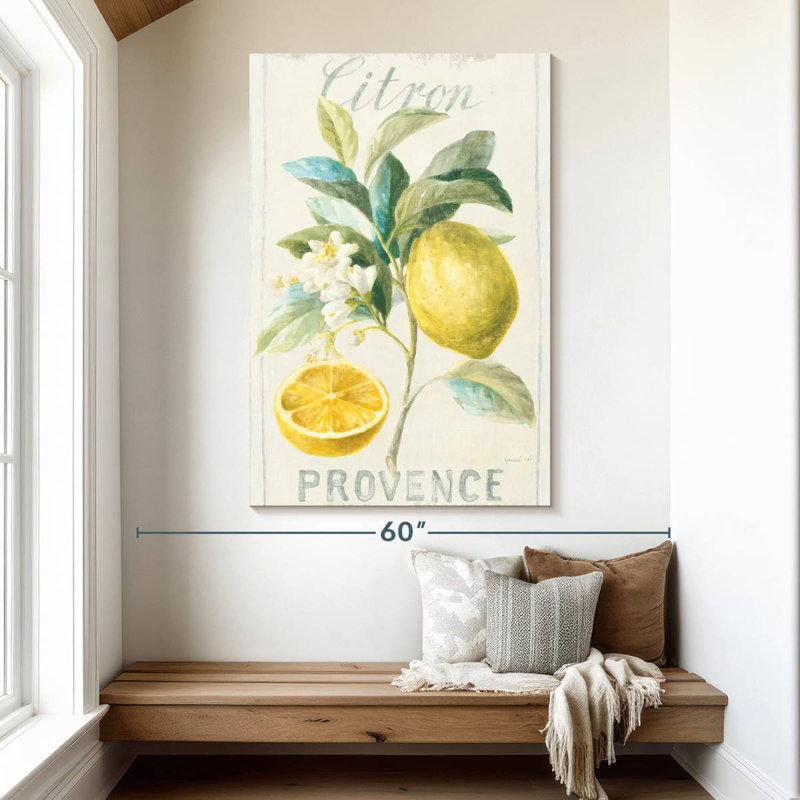 Yarlin Floursack Lemon IX, 51" H x 34" W