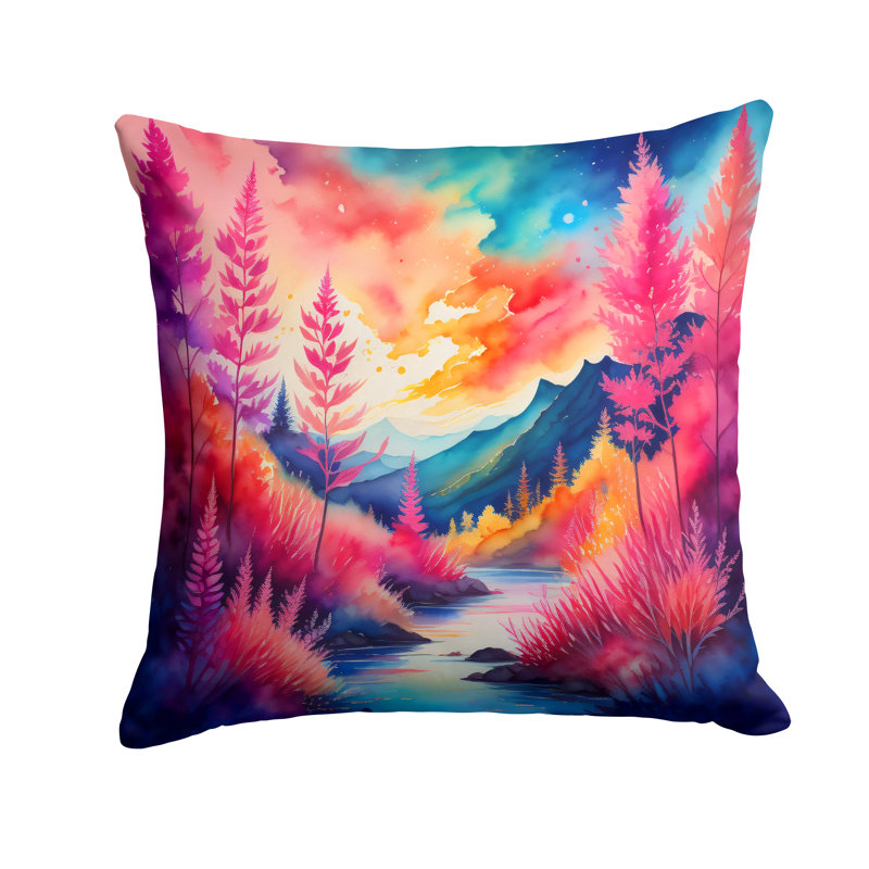 Coussin décoratif intérieur / extérieur Polyester, 18 po x 18 po