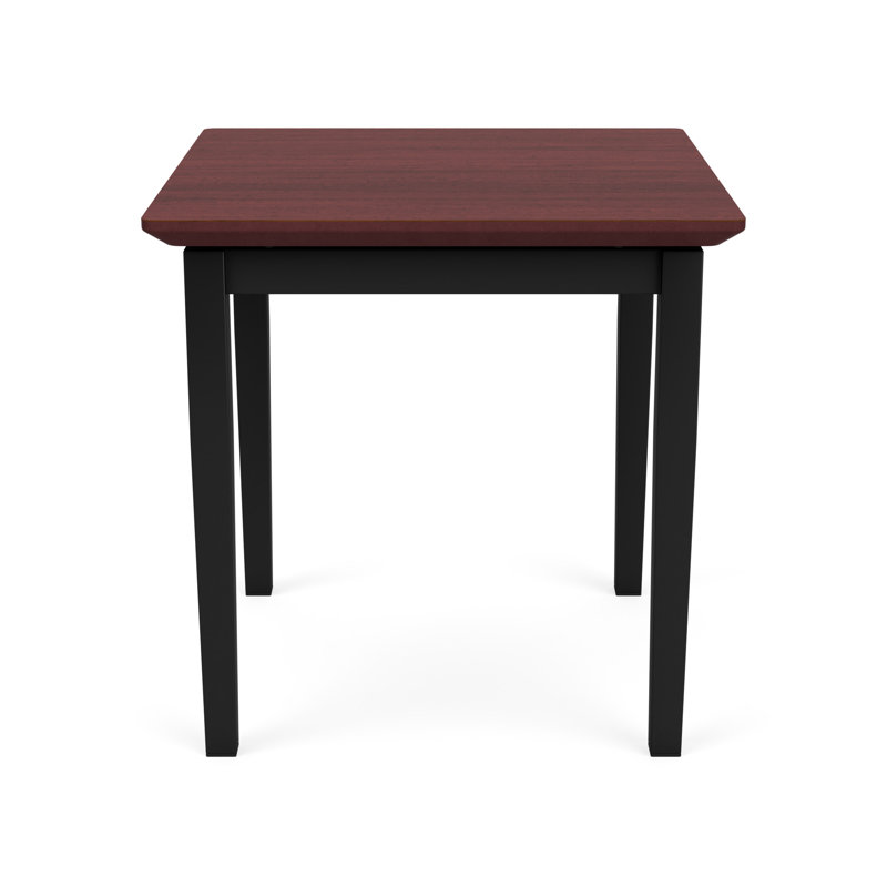 Table de bout en acier Lenox, Acajou Chelsea, Noir, noir, noir, noir