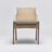 Delray 19'' H Upholstered Mahogany Armchair-90795099-91437503