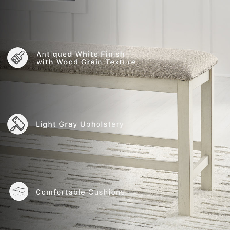 Janeria Polyester Upholstered Bench