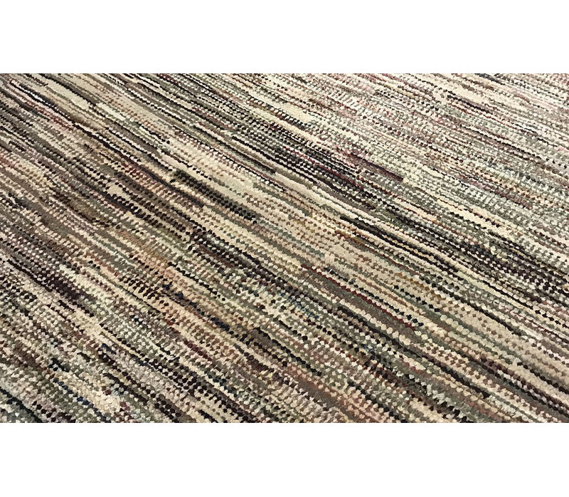 Hand-Knotted High-Quality Brown and Beige Area Rug