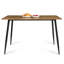 Ensemble de table de salle à manger pour 4 personnes Tapscott avec table rectangulaire 47 po et 8 chaises rembourrées en tissu-500181625