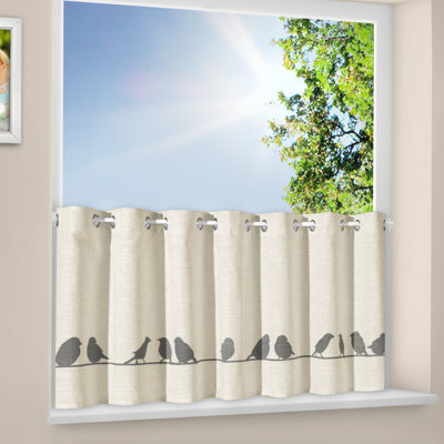 Overton Tailored Kitchen Curtain