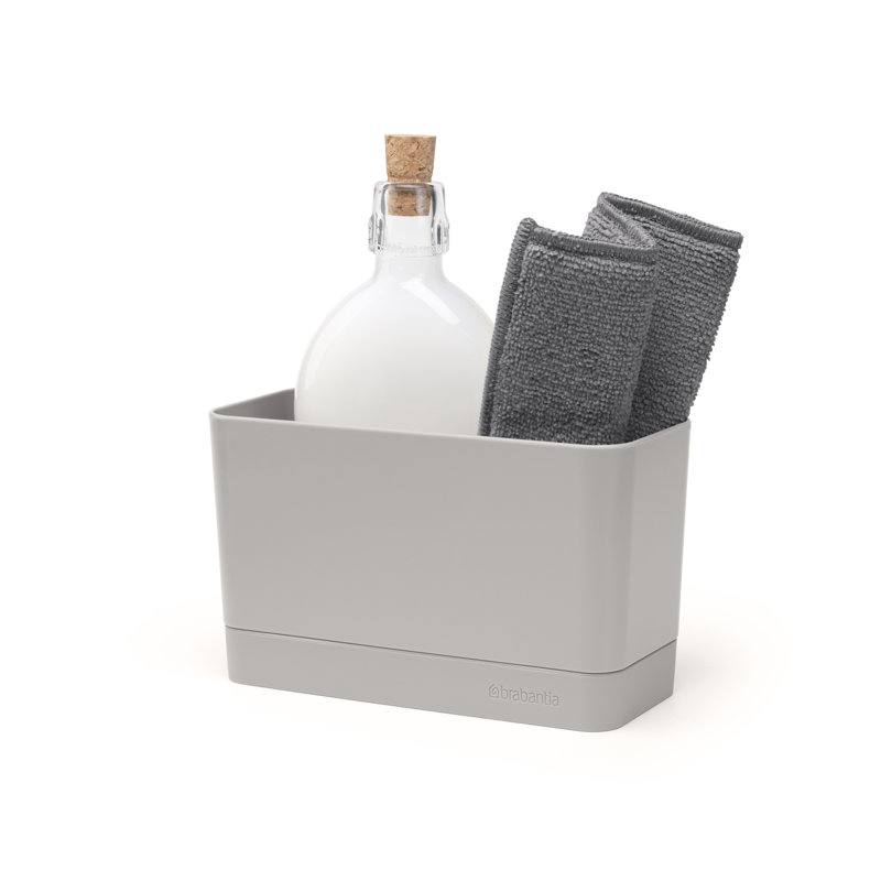 Brabantia Sinkside Plastic Caddy Organizer, Mid Gray