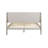 Selvar Queen Size Bed Frame - SEB-47-Q with Headboard & Footboard, 12 Durable Solid Wood Slatted, Center Metal Legs, Anti-Slip & Noise-Free, Easy Set Up, No Box Spring Needed, Driftwood Gray-1794546239-1794546237