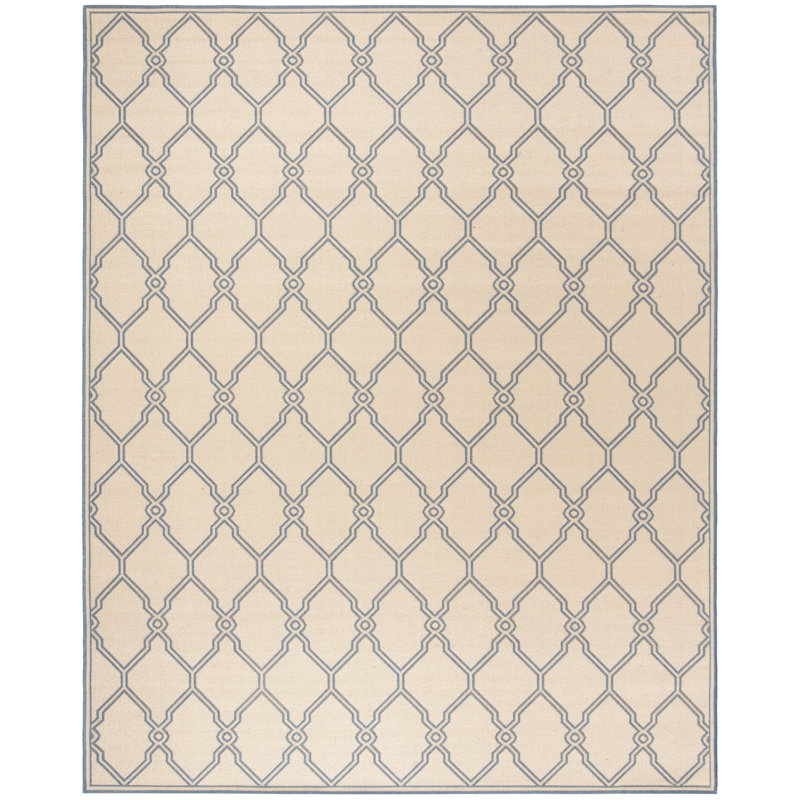 Croker Performance Abstract Indoor/Outdoor Area Rug, Rectangle 5'3" x 7'6"