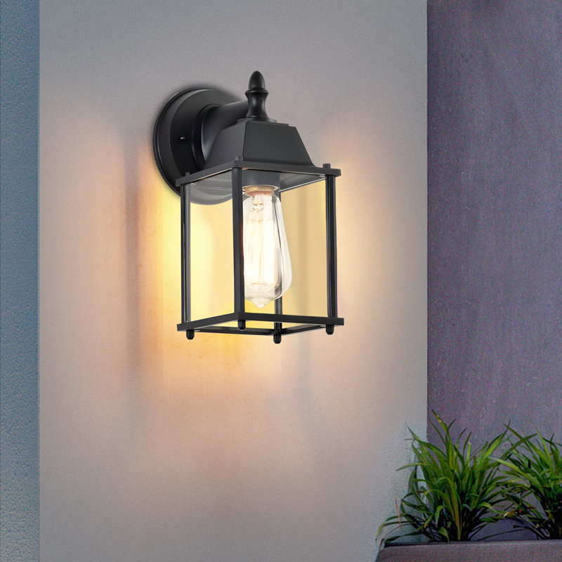 Ourdoor wall lamp black
