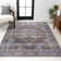 Alanya Ornate Medallion Machine-Washable Brown/Light Gray Rug