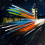 «London Bus with Long Exposure», art contemporain sur toile rouge