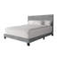 Lit tapissier pleine grandeur en velours gris clair-416449084-416449086