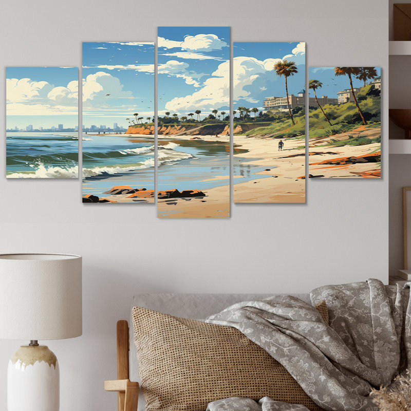 Coastal U.S. States & Territories Wall Decor on Metal