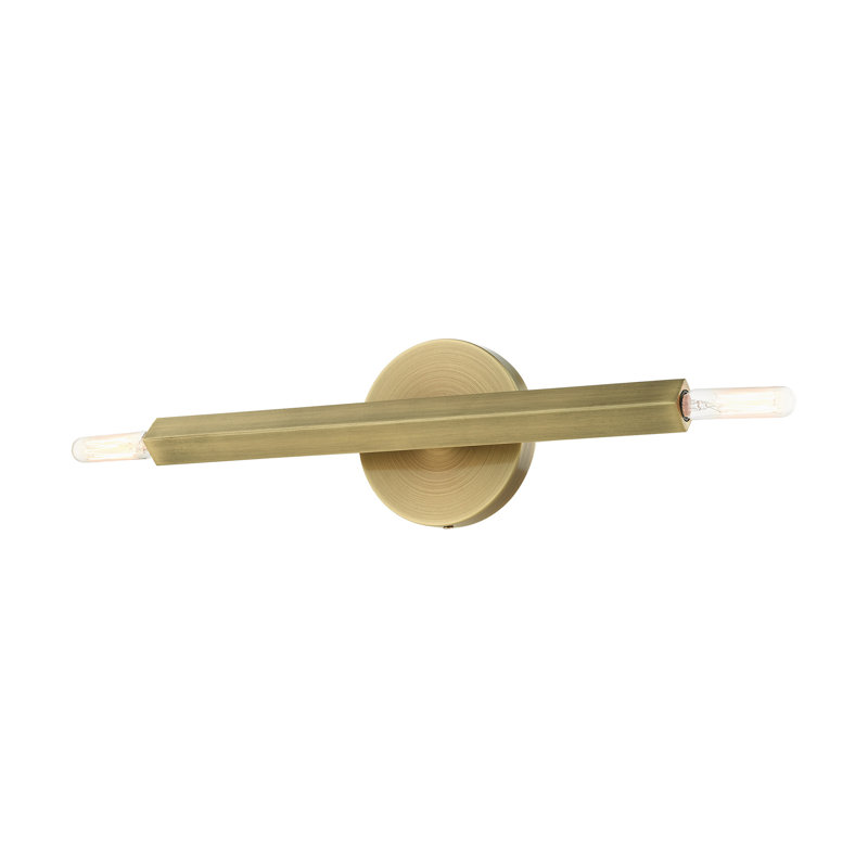 Armed Sconce, Antique Brass
