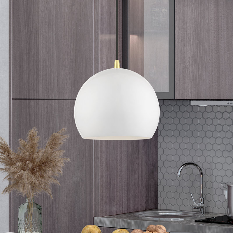 Marmolejo 1 - Light Pendant, Shiny White
