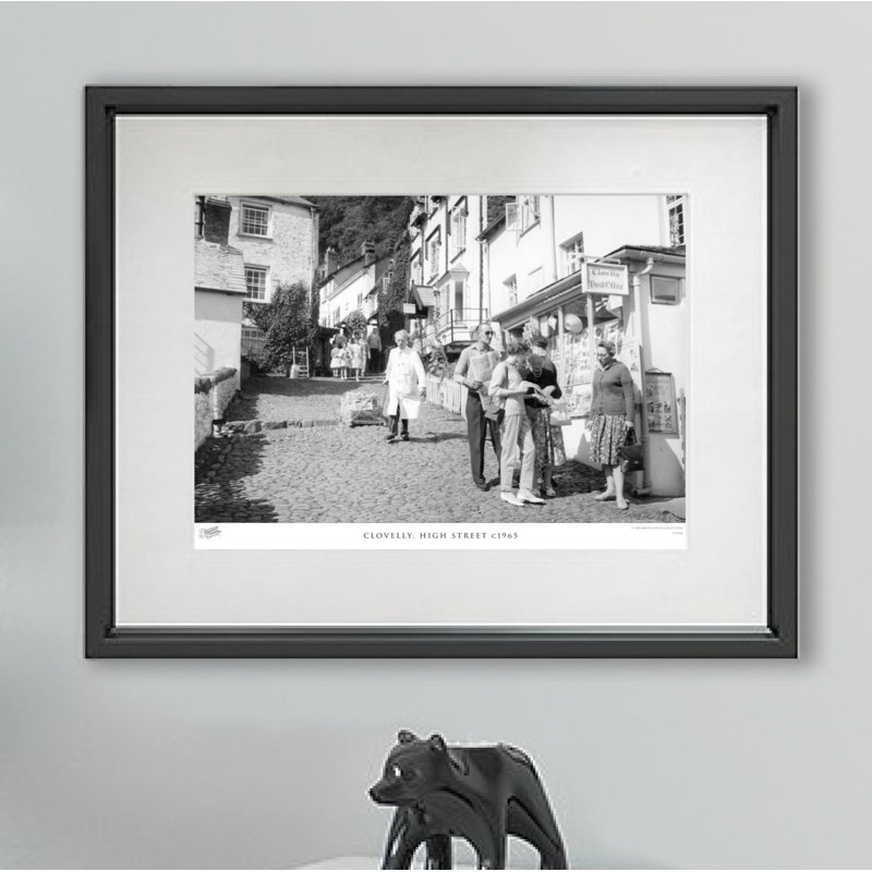 Clovelly, High Street C1965 - Single Picture Frame Print, 60cm H x 80cm W x 2.3cm D
