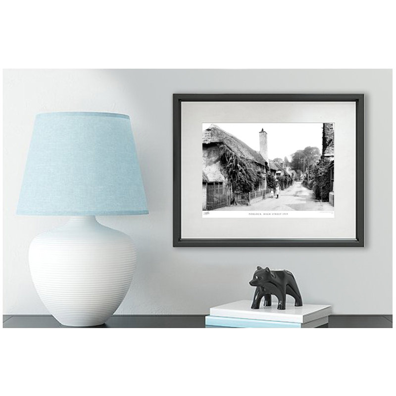 Porlock, High Street 1919 - Single Picture Frame Print, 60cm H x 80cm W x 2.3cm D