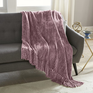 Crafted by Catherine Heavyweight Chenille Throw 50" x 60"
