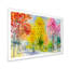 «Path To Four Season Trees», reproduction encadrée sur toile-734755029-734755030