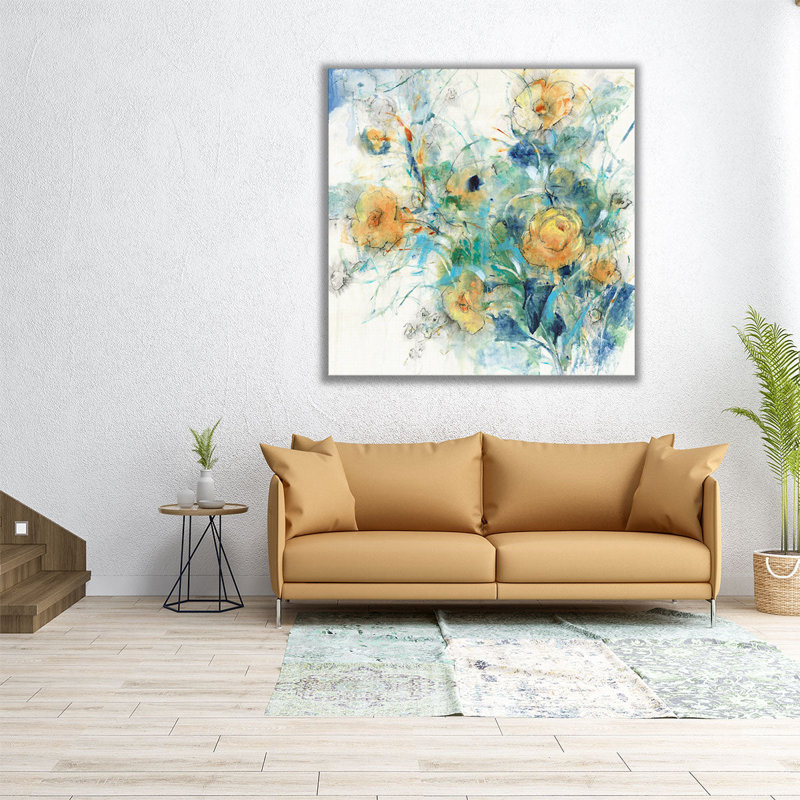«Flower Study II», reproduction d'art sur toile, H 24 po x l 24 po