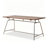 Nut-brown Rectangular Solid Wood Dining table