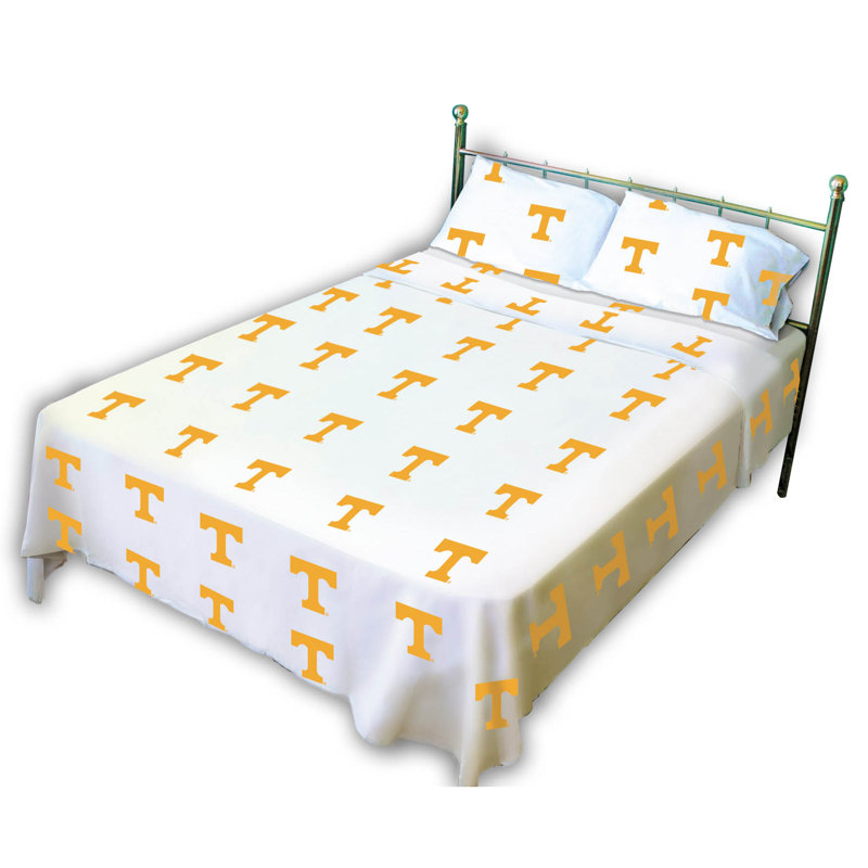 NCAA Sheet Set, King Sheet Set + Fitted Sheet + Pillowcase, Duke