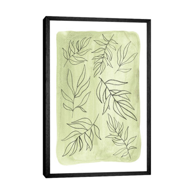 Soft Green Leaves by Whales Way - Painting on Canvas
