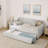 Mid-Century Button Tufted Daybed with Pull-Out Trundle-1628529848-1628529849