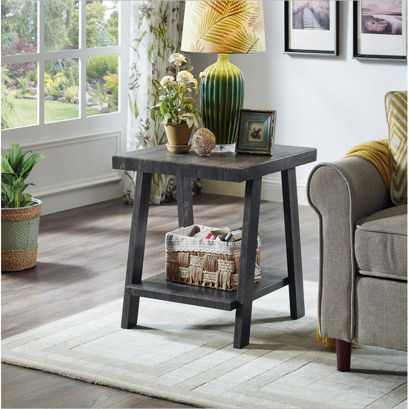Table de bout Athens, Gris anthracite