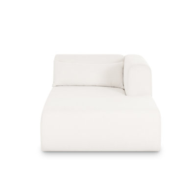 Chaise longue Tarra en chenille Tarra