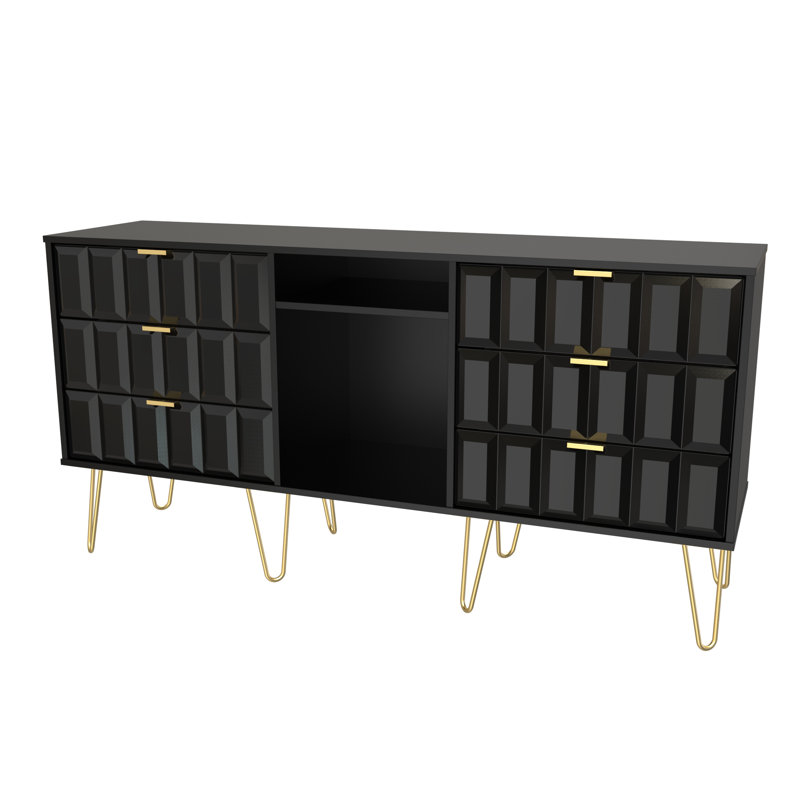 Alard 152cm Sideboard, Black