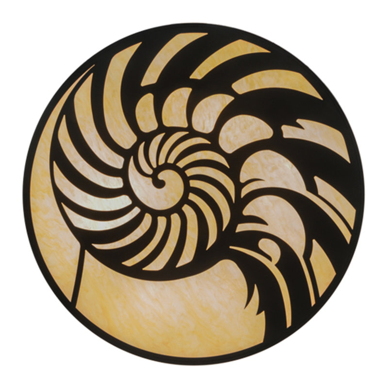 Nautilus 10 - Light Flush Mount, Beige