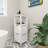 Bathroom Floor Cabinet With 2 Drawers And 1 Storage Shelf