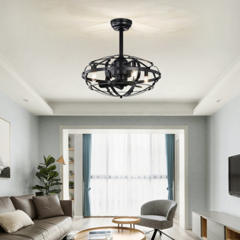 Ventilateur de plafond avec ensemble d'éclairage Kawaun
