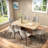 Extendable Dining Table Set With Modern Design And Storage For Home