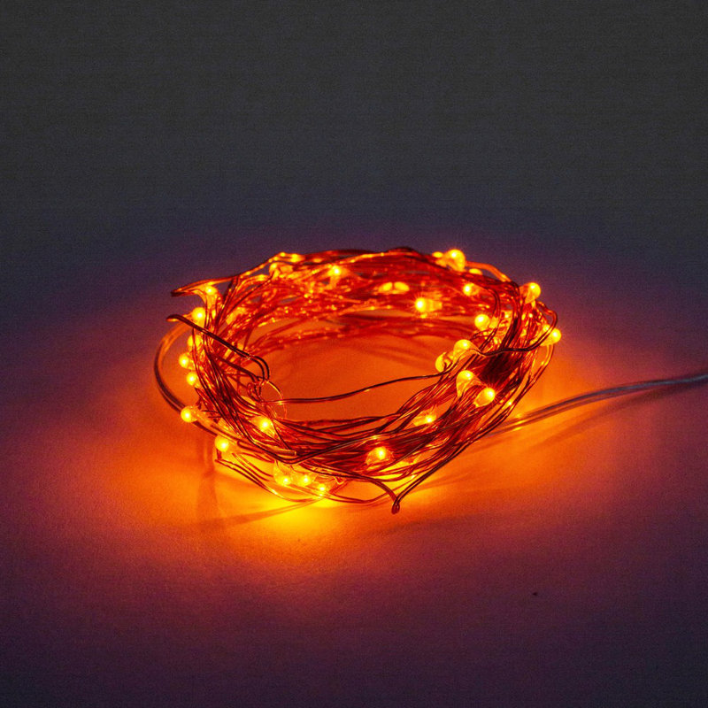 Stoller Outdoor 50 - Bulb 16'' Battery Powered LED Fairy String Light, Warm White
