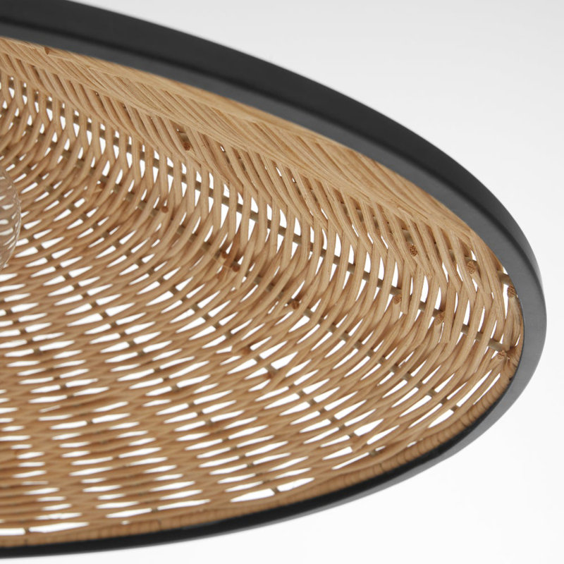 Luminaire suspendu 3 lumières Aseeb, Matte Black