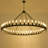 64 Inch Wagon Wheel Chandelier With 30 Lights - E26 Base