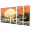 Orpha - Paysage abstrait, art mural sur toile 5 pièces-106163398