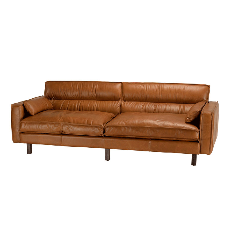 GASTON Genuine Leather Sofa