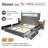 Smart Upholstered Bed Frame-832455548-832455546