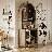 75" Tall Arched Kitchen Pantry Cabinet-1423843305