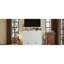 Lit armoire blanc avec accessoire de chargement et grand compartiment de rangement, plateforme pliable pour chambre d'amis