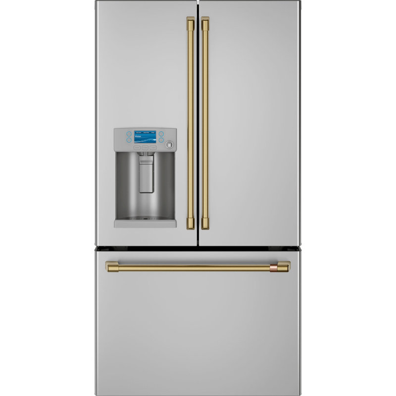 Refrigerator Handle Kit, Brushed Brass