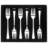 Judge, Windsor - Set of 6 Stainless Steel Cake Forks