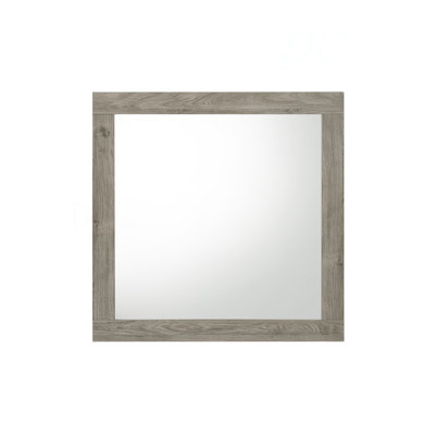 Mari Light Gray Finish Mirror