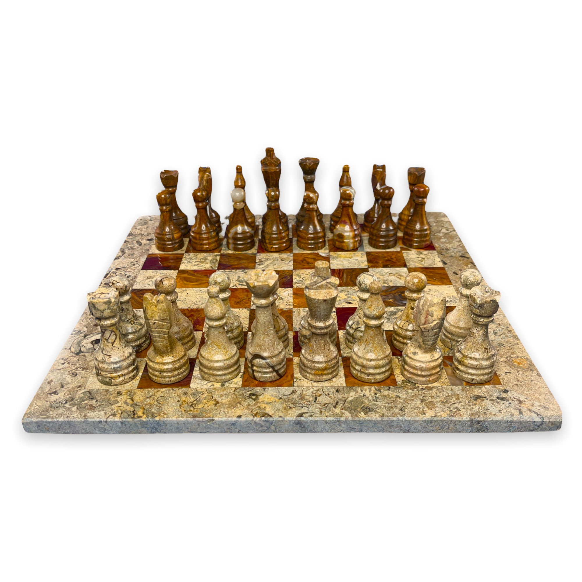  Radicaln Marble Chess Set with Storage Box 15 Inches