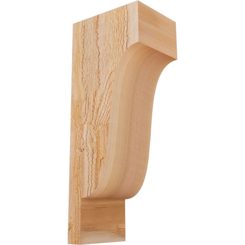 Newport Corbel, H 20 po x l 6 po x P 8 po, Cèdre rouge, Sciage brut